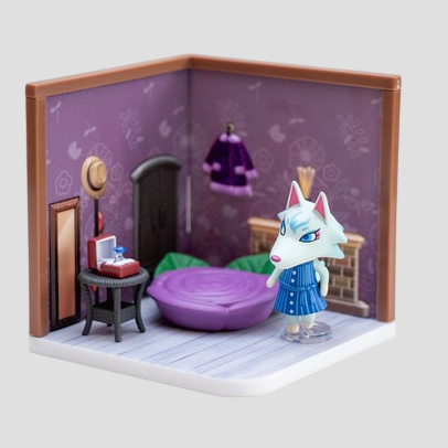 Re-Ment Animal Crossing #6 Whitney Happy Room Diorama Figure Open Box Japan