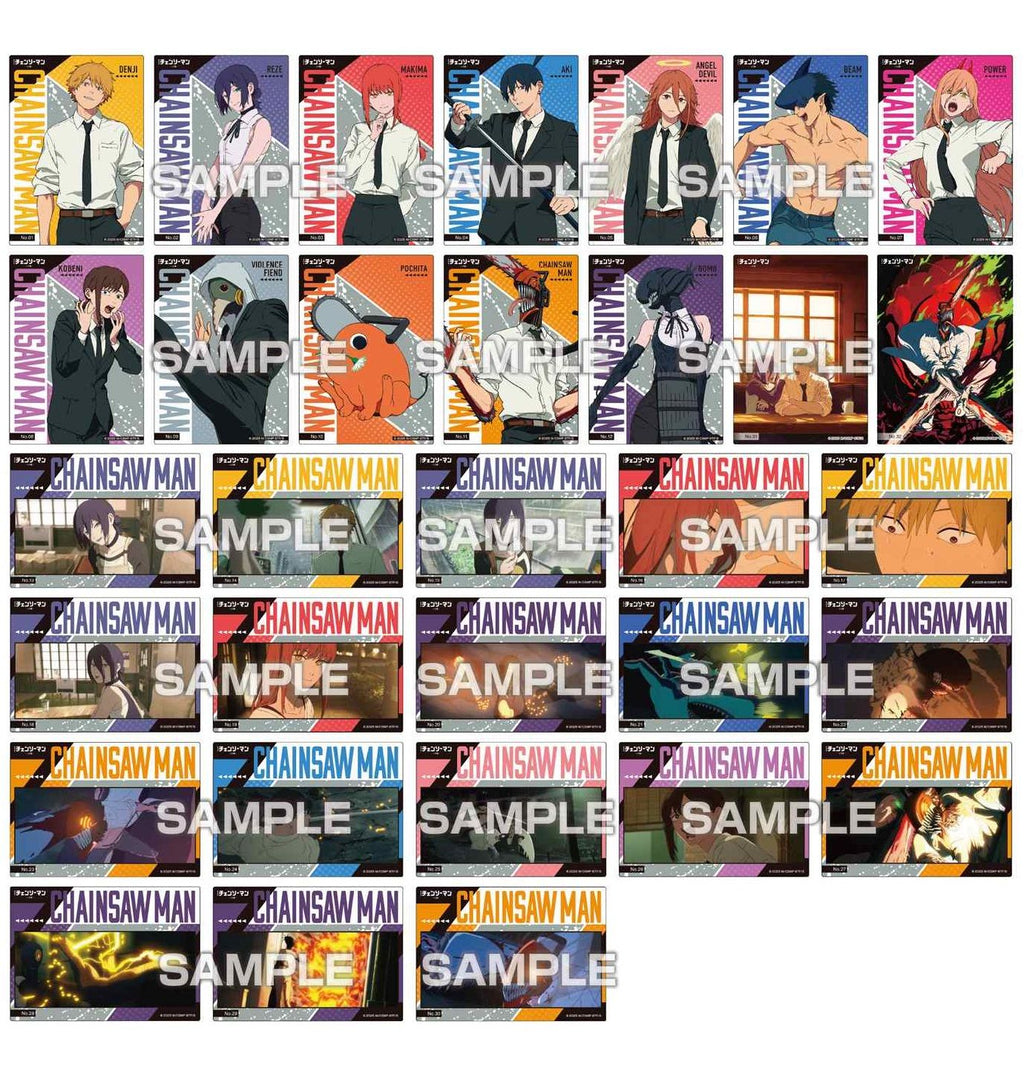 Chainsaw Man Reze Clear Card Collection Gum 16pk W/Bonus Card First Press Ensky