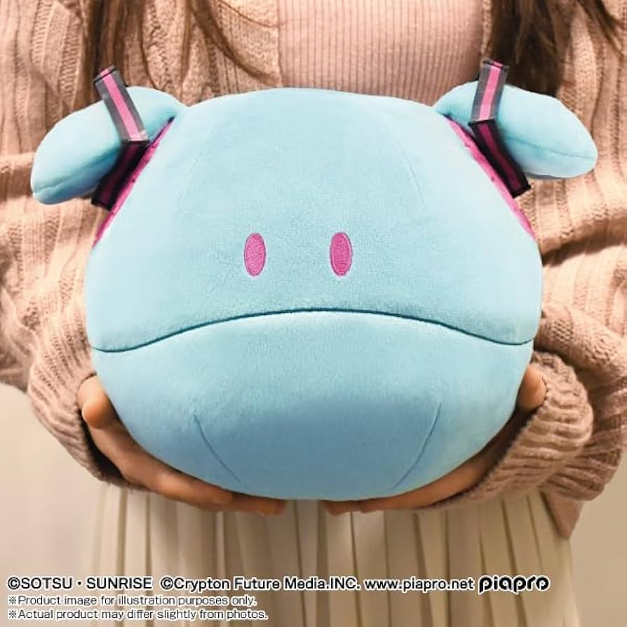 Gundam 45th Anniversary x Hatsune Miku Haro Plush 11-inch