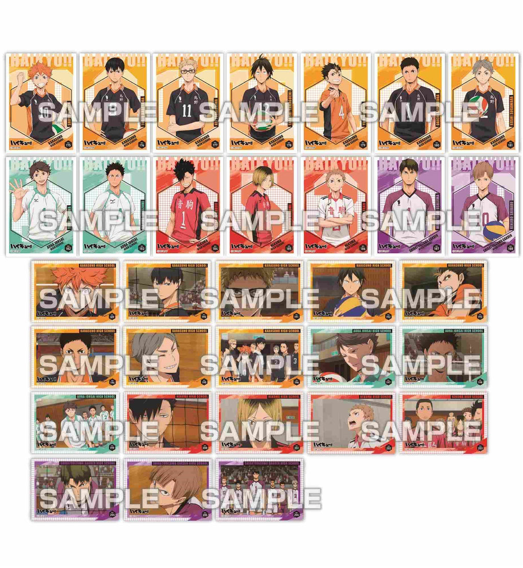 Haikyu!! Clear Card Collection Gum 16pk W/Bonus Card First Press Ensky