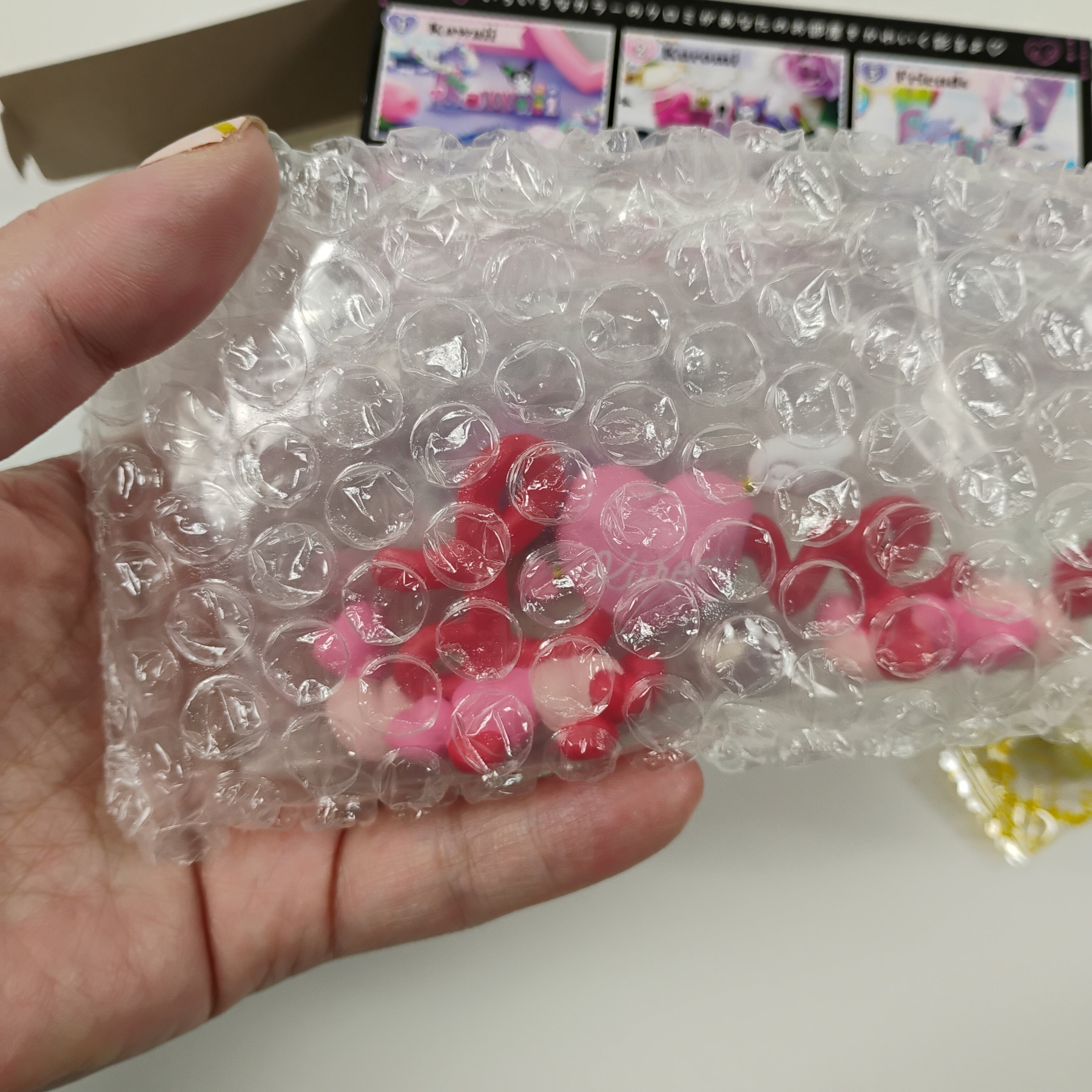 Re-Ment Kuromi Words Collection #5 LOVE Sanrio Toy Figure Mascot Decor Open Box