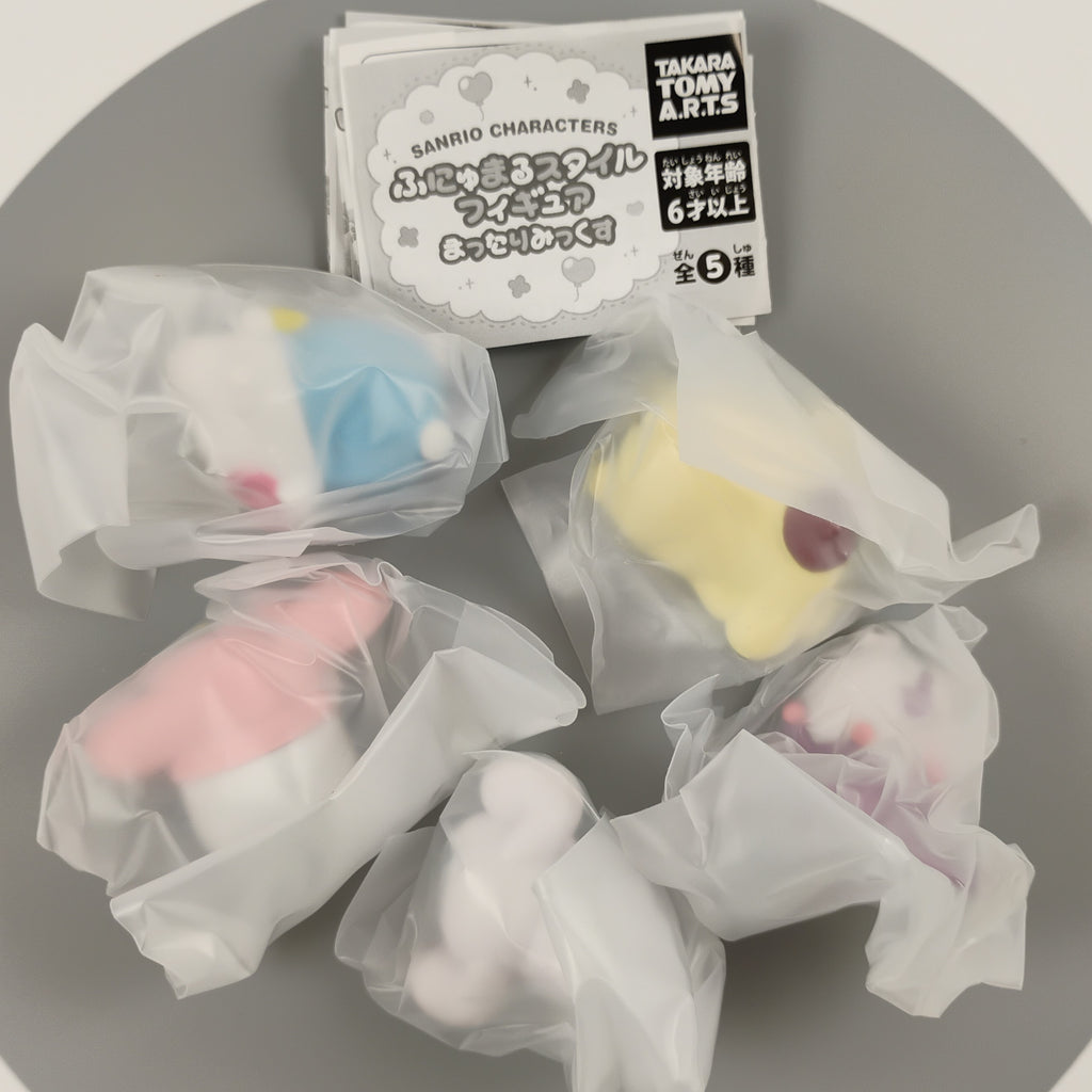 Sanrio Characters Funyumaru Style Figure Mattari Mix Complete Set