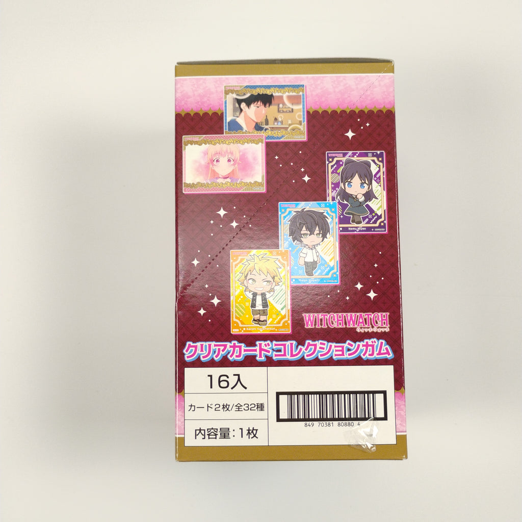 Witch Watch Clear Card Collection Gum Limited Edition 16pk Box