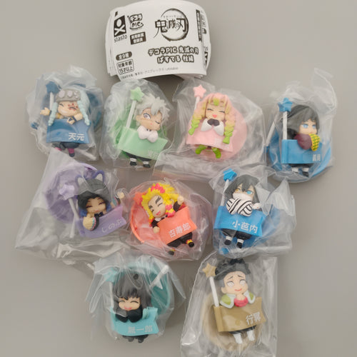 Demon Slayer Decora Pic Pastel Hashira Complete Set Figure Pick Stand