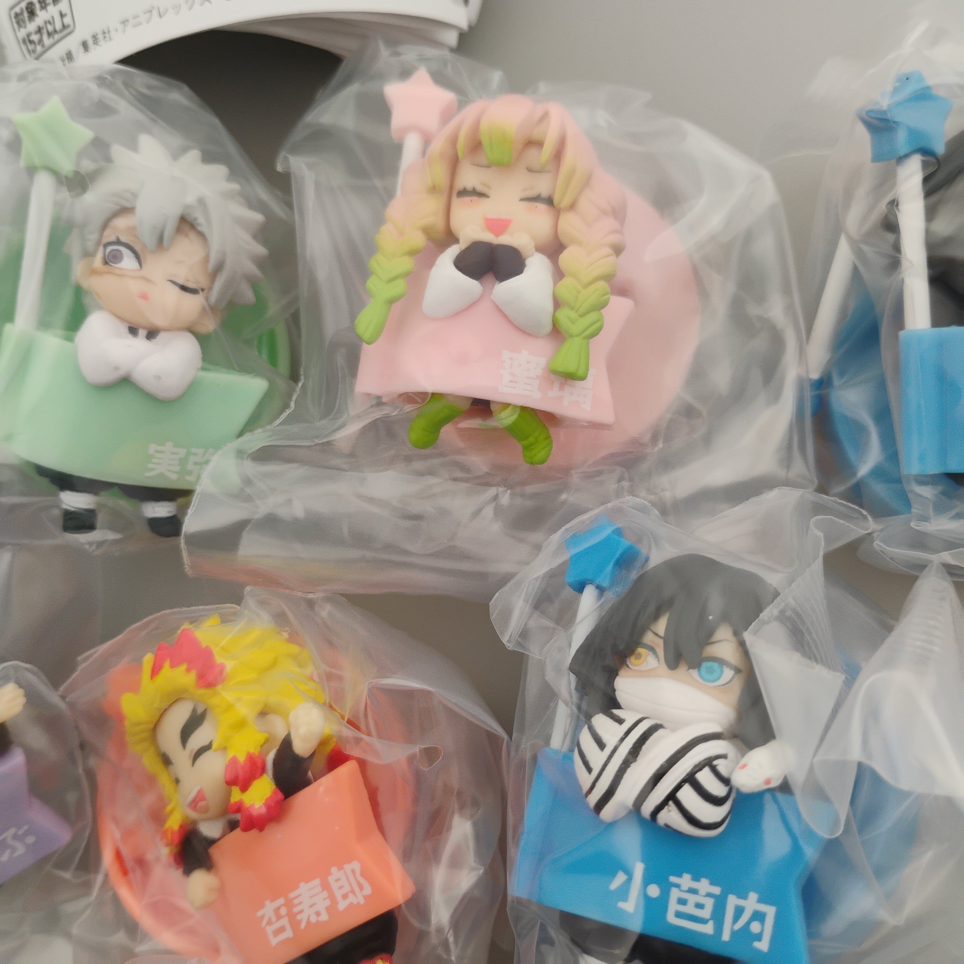 Demon Slayer Decora Pic Pastel Hashira Complete Set Figure Pick Stand