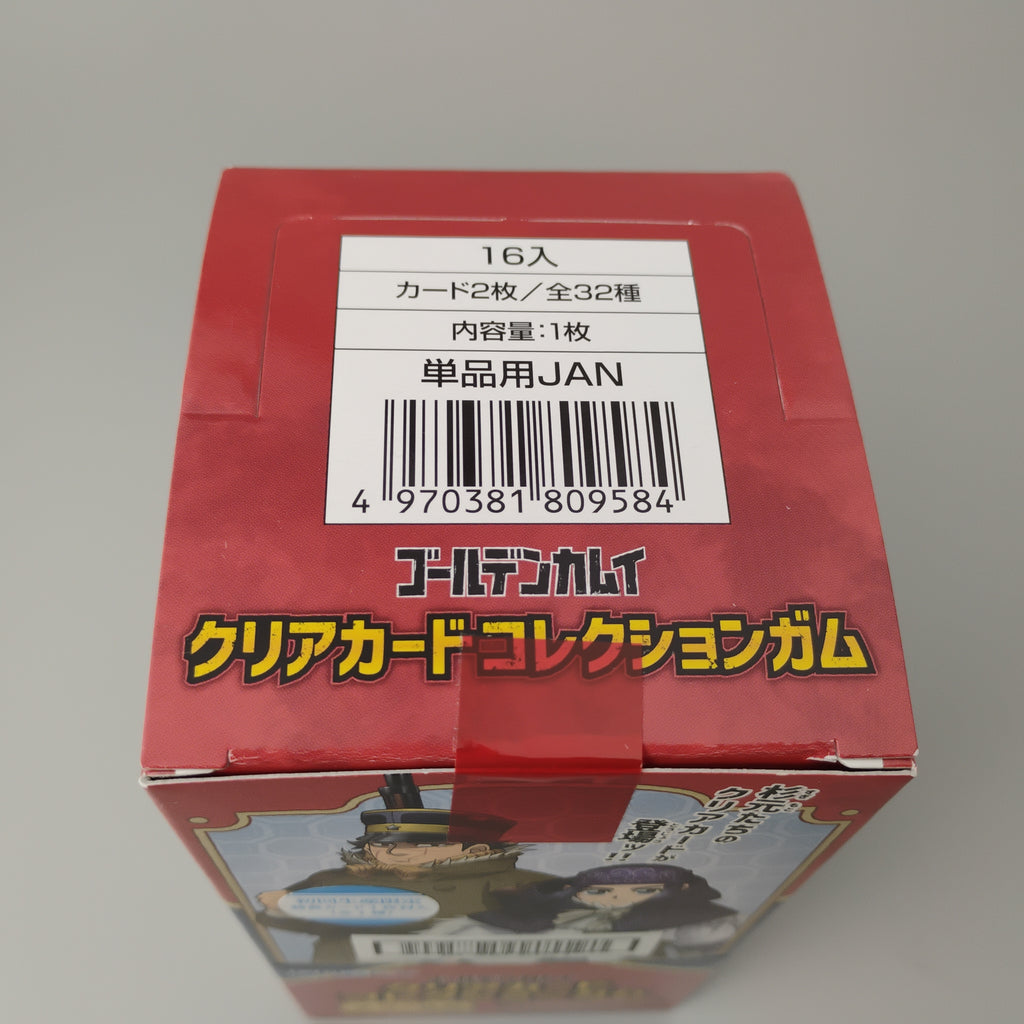 Golden Kamuy Clear Card Collection Gum 16pk W/Bonus Card First Press Ensky