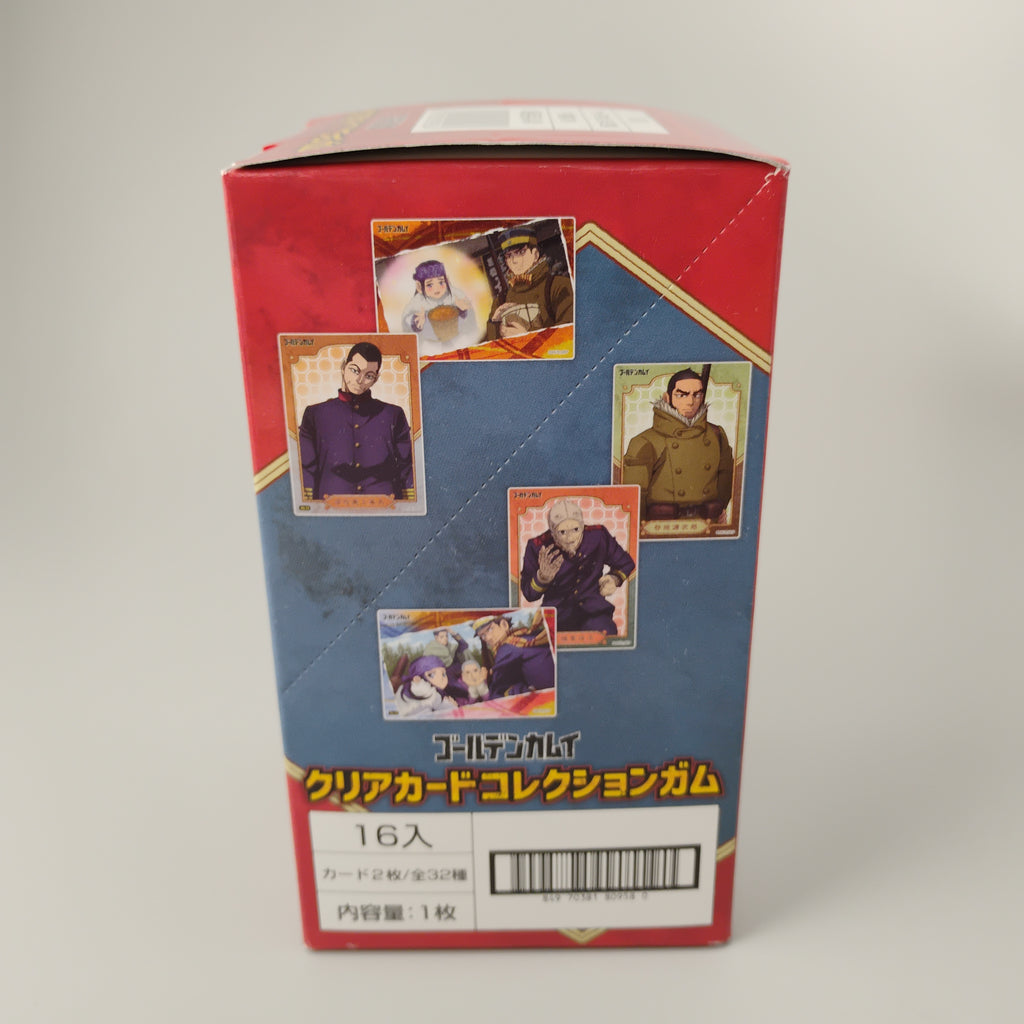 Golden Kamuy Clear Card Collection Gum 16pk W/Bonus Card First Press Ensky