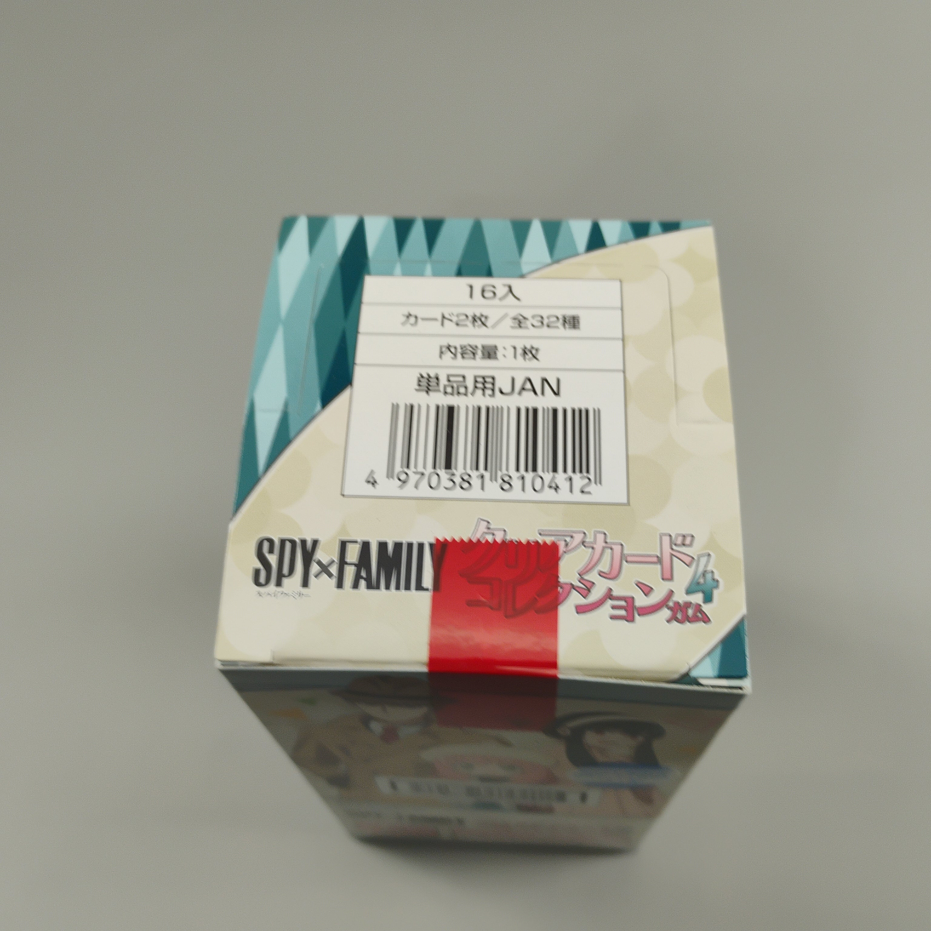 Spy x Family Clear Card Collection Gum Vol.4 16pk W/Bonus Card First Press