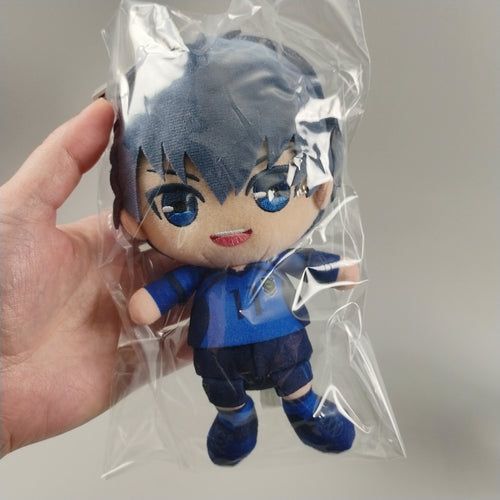 Blue Lock Yoichi Isagi Chibi Plush Toy Stuffed Doll Bandai 5.5-inch