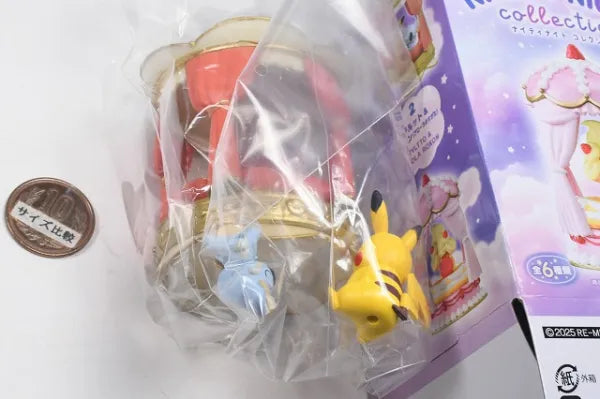 Re-Ment Pokemon Nighty Night Collection #1 Pikachu & Komala Figure Open Box