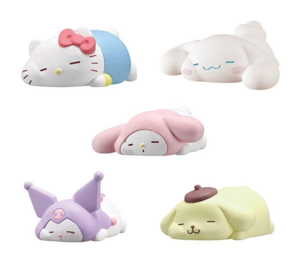 Sanrio Characters Funyumaru Style Figure Mattari Mix Complete Set