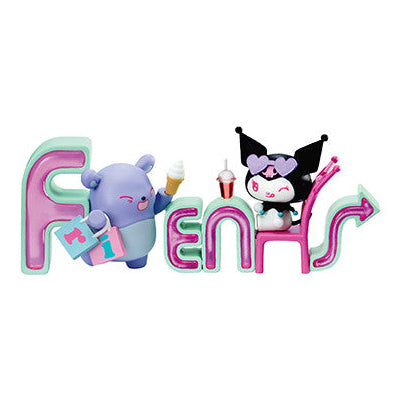 Re-Ment Kuromi Words Collection #3 FRIENDS Sanrio Toy Figure Mascot Open Box