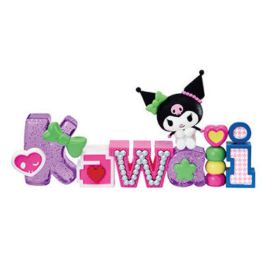 Re-Ment Kuromi Words Collection KAWAII Sanrio Toy Figure Mascot Decor Open Box