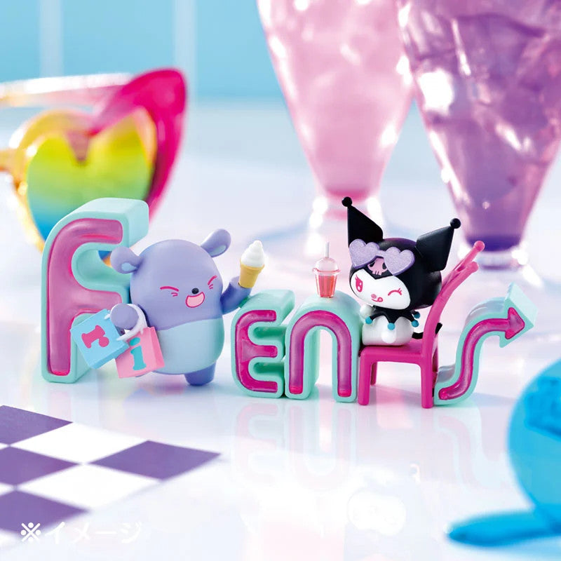 Re-Ment Kuromi Words Collection #3 FRIENDS Sanrio Toy Figure Mascot Open Box