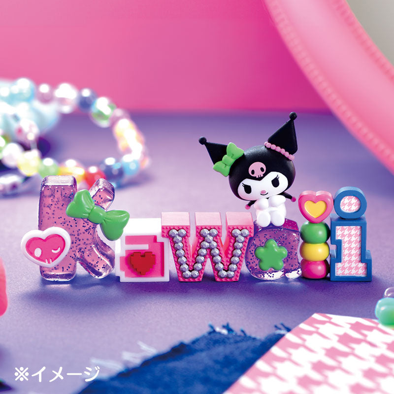 Re-Ment Kuromi Words Collection KAWAII Sanrio Toy Figure Mascot Decor Open Box