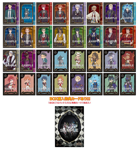 Twisted Wonderland Clear Card Collection Gum 16pk Box First Press Edition
